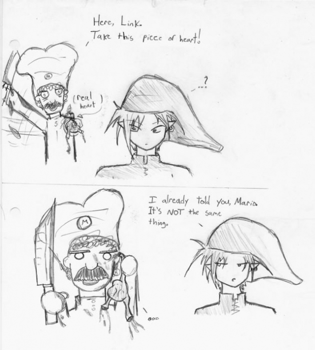 Link And Mario, Rivality