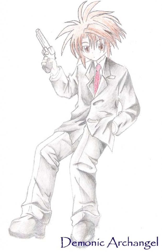 Ayumu_chibi With A Gun