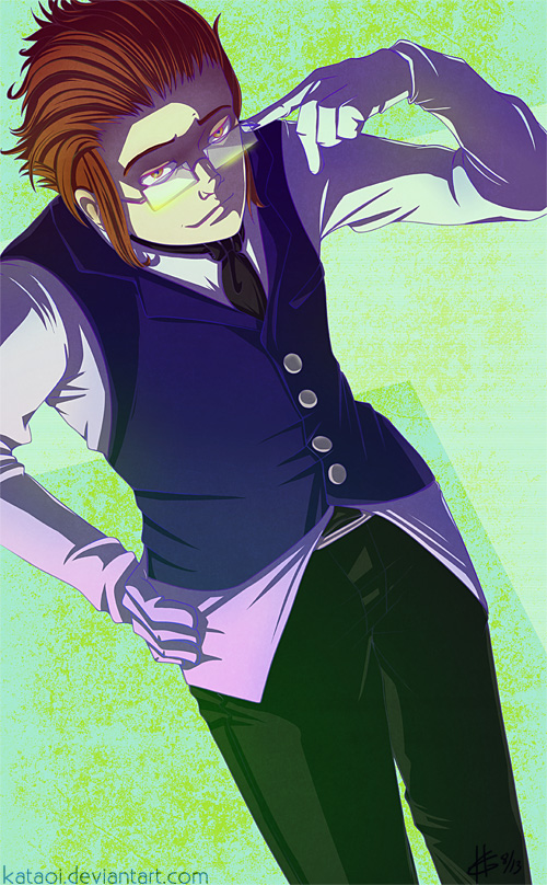 Waistcoated Science Man