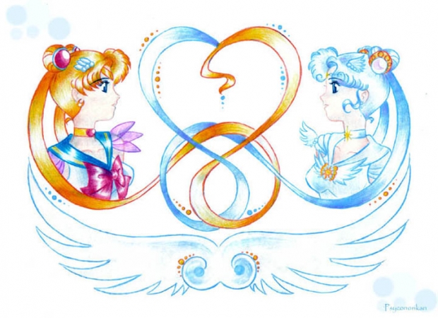 Sailor Cosmos And Moon