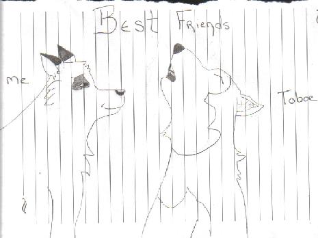 Me N Toboe Best Friends Wolf Form