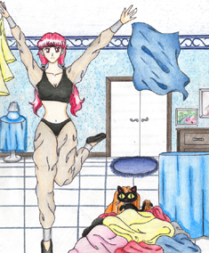 Doing Laundry Or Fun?