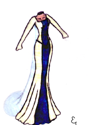 A Formal Princess' Ceremony Gown