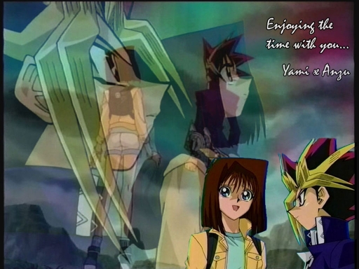 Yami x Anzu Aurora Wallpaper