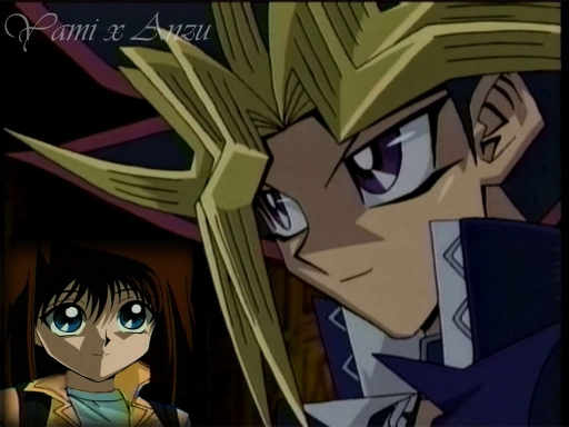 Yami x Anzu Smiles Wallpaper