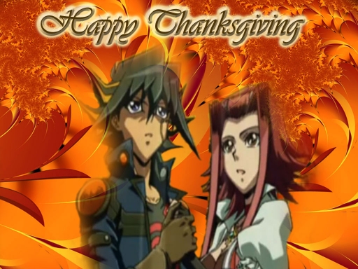 Yusei x Aki Thanksgiving Wallp