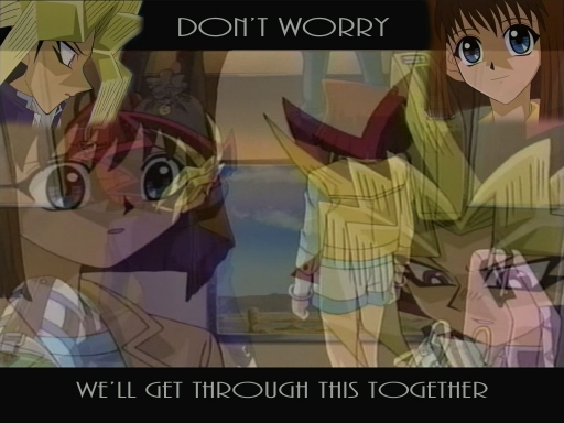 Yami x Anzu Reassurance Wallpa