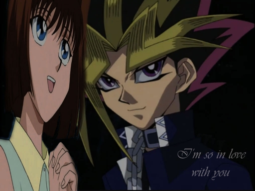 Yami x Anzu So In Love Wallpap