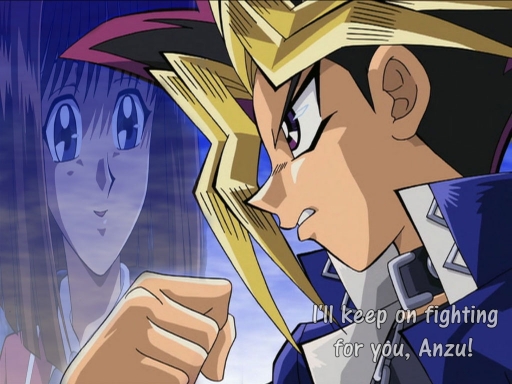 Yami x Anzu Fight On Wallpaper