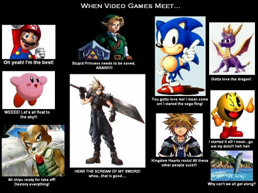 When Video Games Meet!