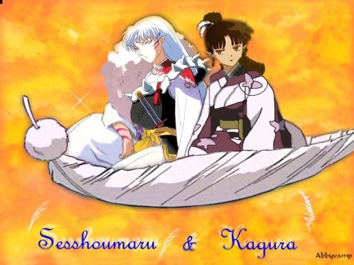 Sesshy & Kagura Flying