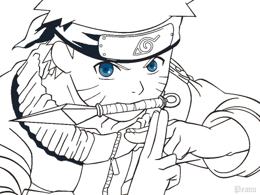 Line Art Naruto