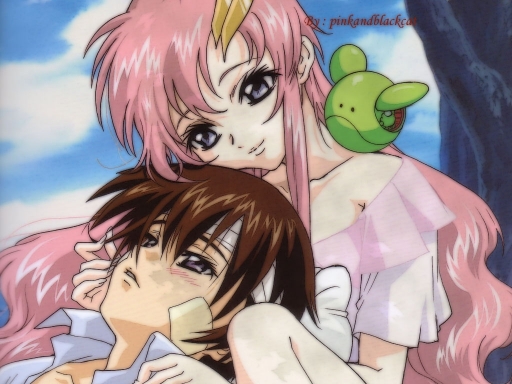 Kira Yamato And Lacus Clyne