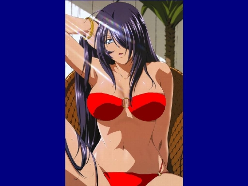 Kanu Wearing A Red Bikini