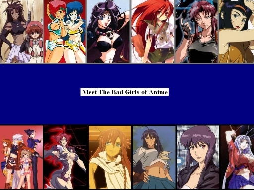 Bad Girls In Anime