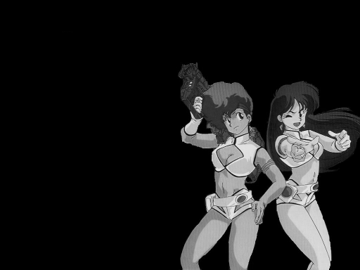 Dirty Pair Black And White