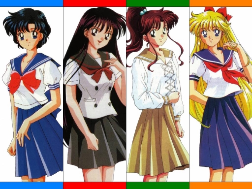 Ami, Rei, Makoto, Minako