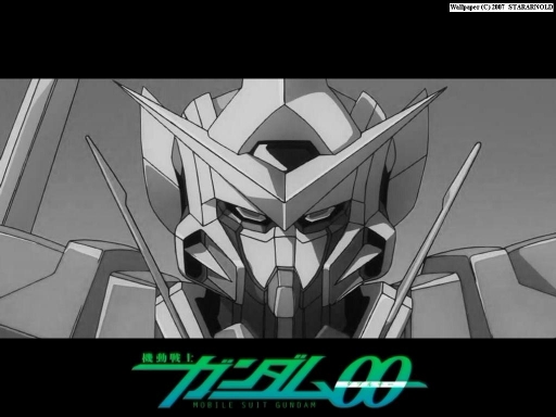 Gundam Exia Goes Black and Whi