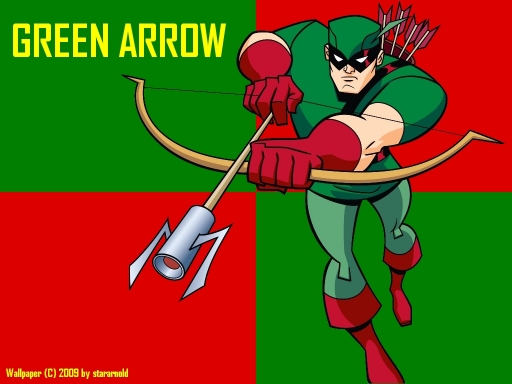 Retro Style Green Arrow