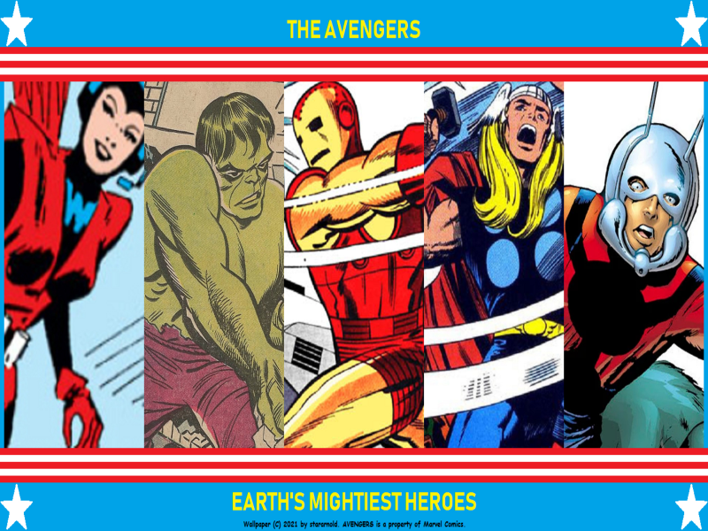 The 5 Founding Avengers