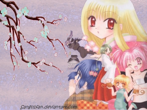 Mew Mew Blossoms Wall