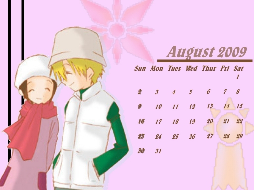 August 2009 Calendar