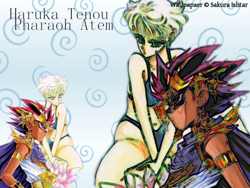 Pharaoh Atem x Haruka Tenou