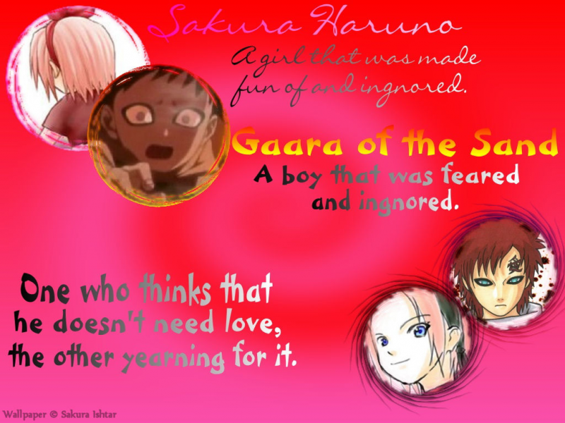 Gaara and Sakura