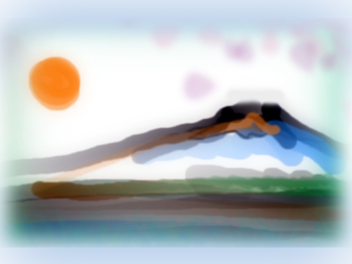 Mt.Fuji (Ghost Painting)