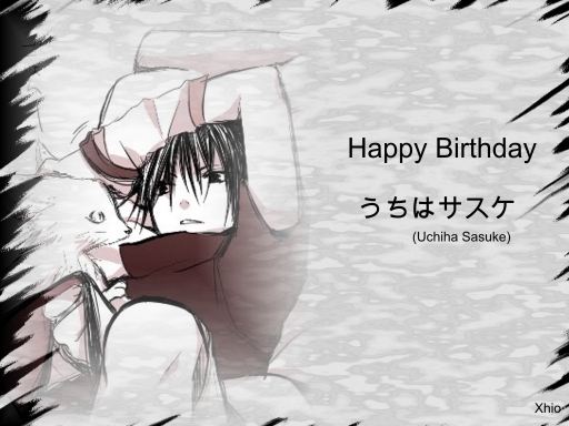 Happy Birthday Sasuke Uchiha