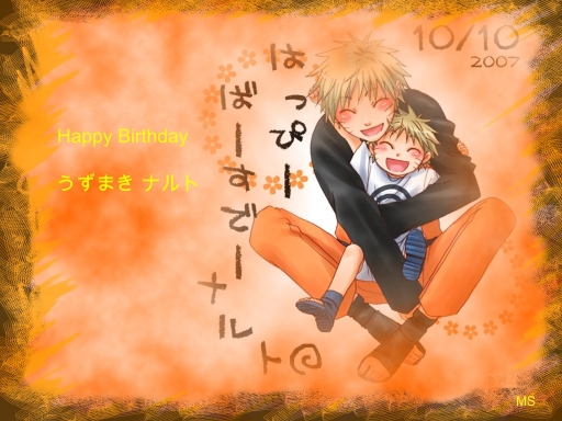 Happy Birthday Naruto Uzumaki