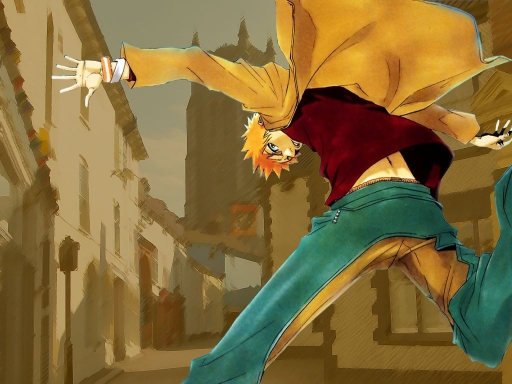 Ichigo is running