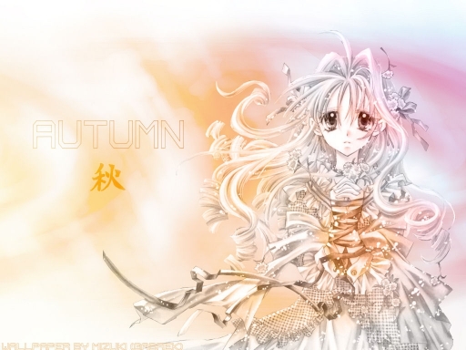 Autumn With Full Moon