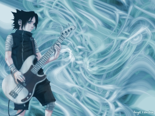 Rock Band Member: Sasuke Uchih