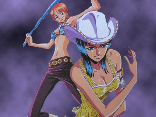 Nami And Robin In Action