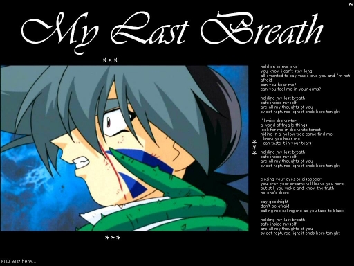 My Last Breath