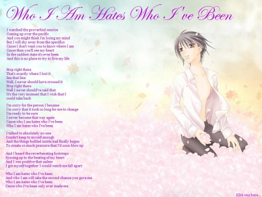 Who I Am Hates Who I've Been