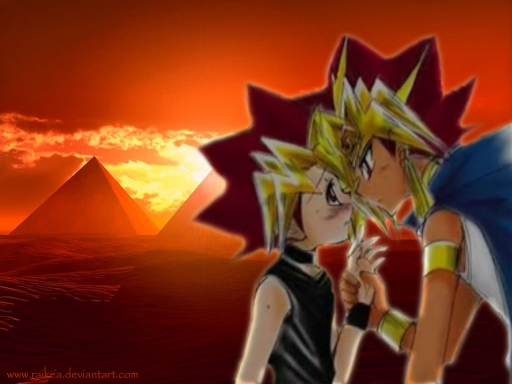 Puzzleshipping - Sunset kiss