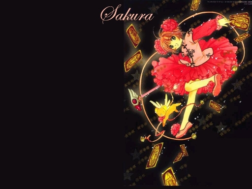 Sakura and the cards