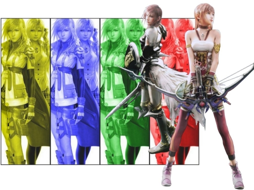 Lightning and Serah Farron