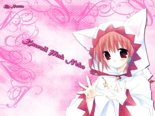 Kawaii Pink Neko