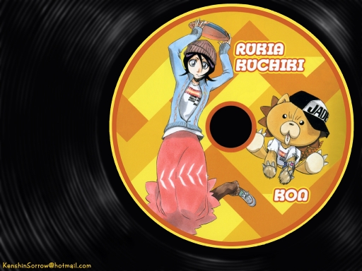 Rukia And Kon Sky High