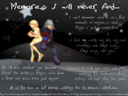 Memories I Will Never Find