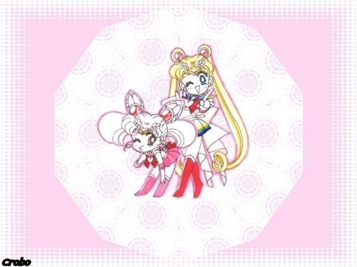 sailor moon and chibi moon