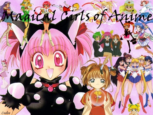 Magical girls of anime