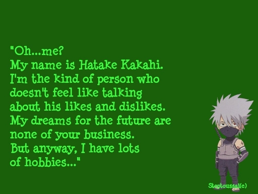Kakashi's Introduction