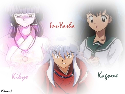Inuyasha, Kikyo, And Kagome