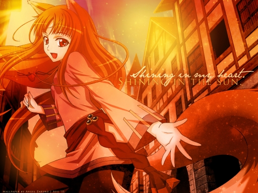 in my heart, shining.