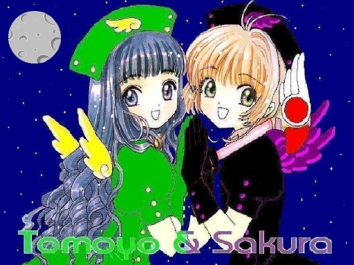Sakua and Tomoyo