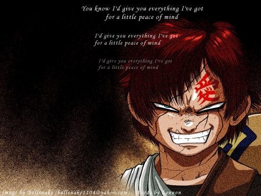 Gaara:  I'm Going Insane